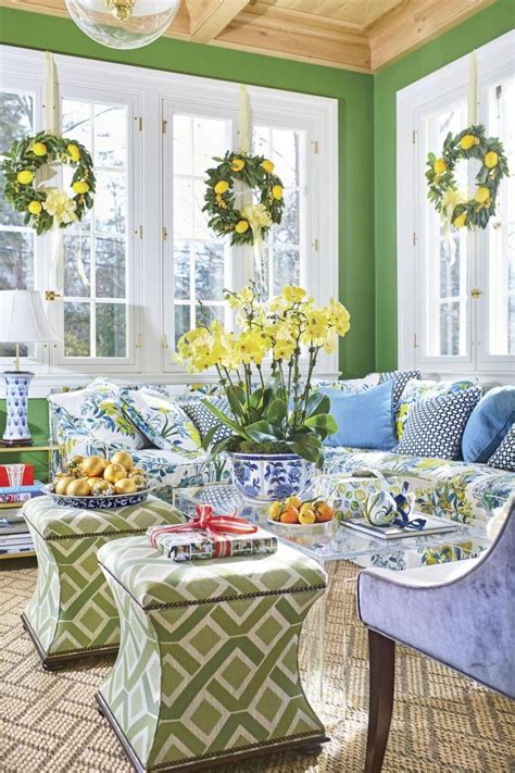 Spring Sunroom House Colors Southern Living Rooms Home Decor
