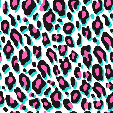 Seamless pattern with leopard print. | Premium Vector