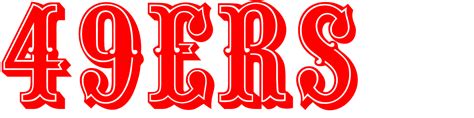 San Fransisco 49ers Font Download Famous Fonts