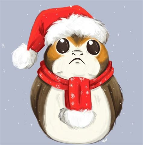 Star wars coloring pages free, jedi, falcon, yodu, robots, rebels, mandala books for adults and simple for kids and preschoolers. Merry porg mas!! | Star wars drawings, Star wars art, Star wars christmas