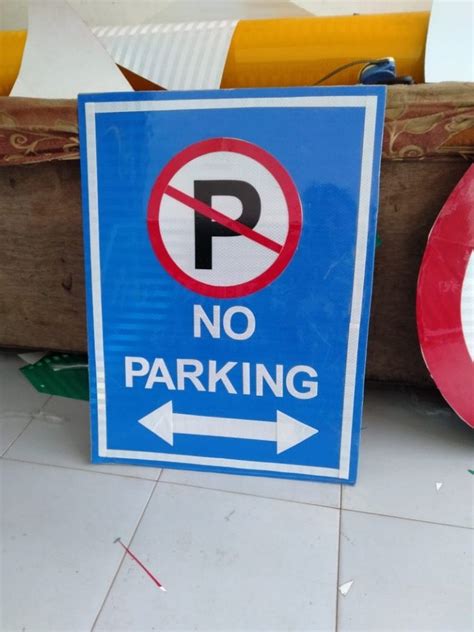 Blue No Parking Sign Board At Rs 2500piece Indoor Sign Board