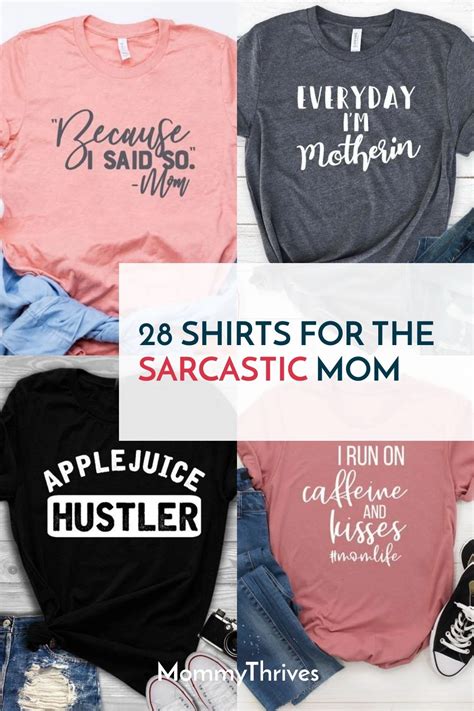 28 Shirts For The Sarcastic Mom MommyThrives