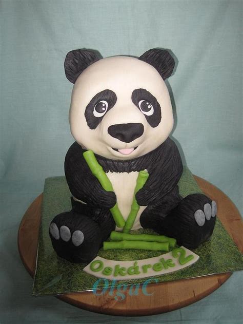 Panda Decorated Cake By Olgac Cakesdecor