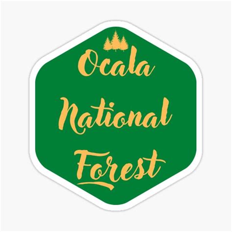 Ocala National Forest Sticker For Sale By Printdesignwall Redbubble