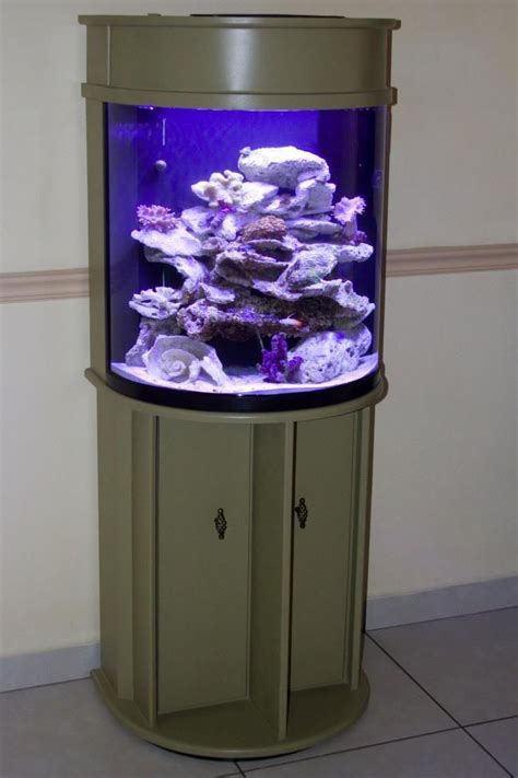 30 Gallon Half Moon Aquarium Stand In 2020 Aquarium Aquarium Stand
