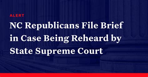 North Carolina Republicans File Brief in Redistricting Case Being