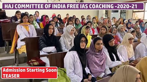 Haj Committee Of India Free Ias Coaching 2020 21 Admission Starting