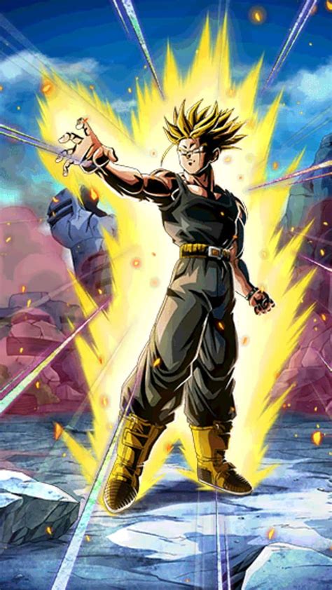 download get ready to transform trunks of dragon ball z wallpaper