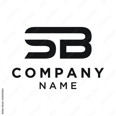 Letter Sb Initial Sb Logo Design Vector De Stock Adobe Stock
