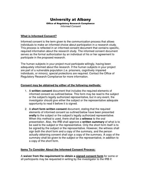 research consent form template letsridenowcom