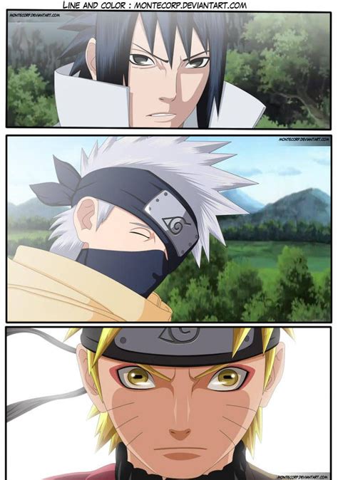 Naruto Sasuke And Kakashi By Montecorp On