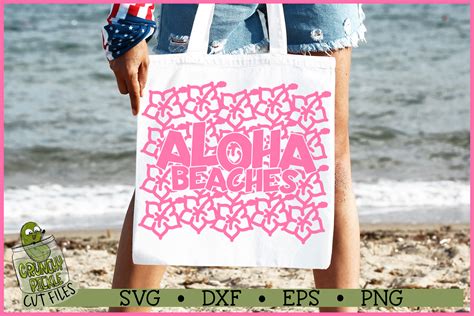Aloha Beaches Hibiscus Svg Graphic By Crunchy Pickle Creative Fabrica