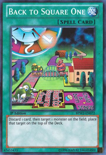Most sources cite board games as the origin of this idiom. Back to Square One | Yu-Gi-Oh! | FANDOM powered by Wikia