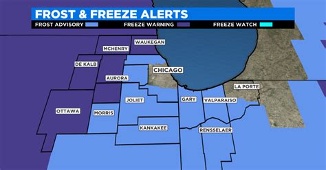 Chicago First Alert Weather Freeze Warning For Areas North And West Of