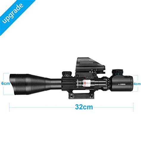Ar15 Rifle Scope Dual Illuminated 4 Tactical Holographic Riflescope