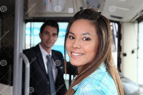 Girl On The Bus Stock Image Image Of Transport Travel 37038017