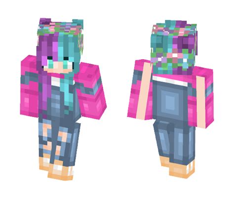 Download Pink Overall Girl Danibearart Req Minecraft Skin For Free