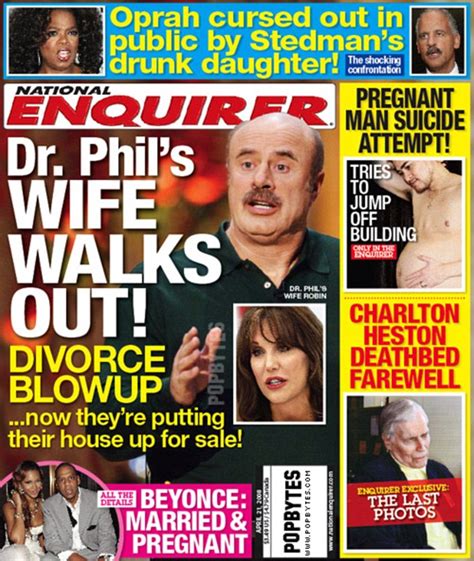 Dr Phil Mcgraw Lashes Out At National Enquirer For Its Lies About