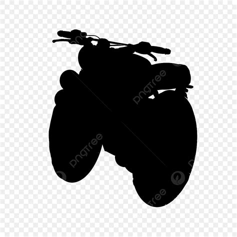 Motorcycle Silhouette Rear View Motorcycle Silhouette Black