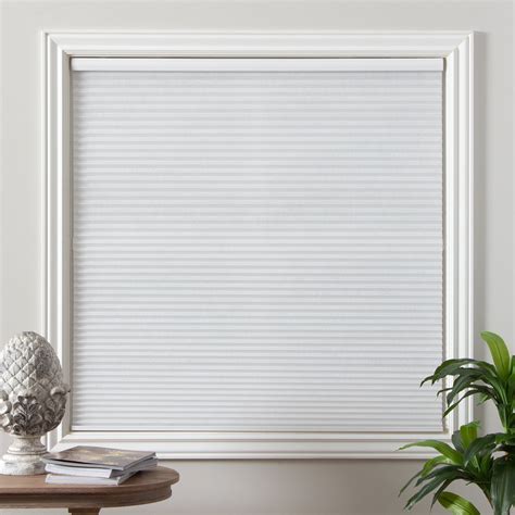 Arlo Blinds Pure White Light Filtering Cordless Lift Cellular Shades