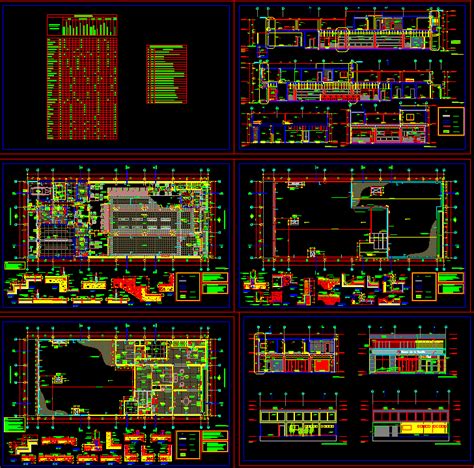 Commercial Building Dwg 2d Cad Design Drawing Download The 2d Autocad