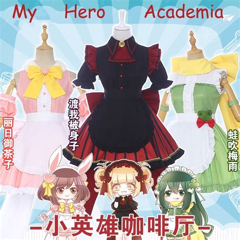 Anime My Hero Academia Himiko Toga Ochaco Uraraka Asui Tsuyu Jirou