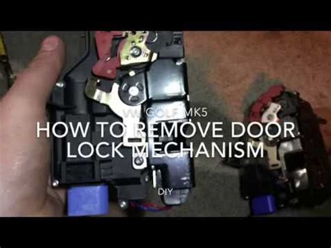 Vw Golf Mk How To Remove Door Lock Mechanism Youtube