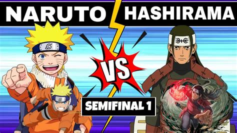 Naruto Vs Hashirama Semifinal 1 Tournament For Number 1 Factolish