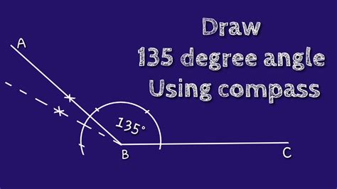 How To Draw 135 Degree Angle Using Compass Shsirclasses Youtube