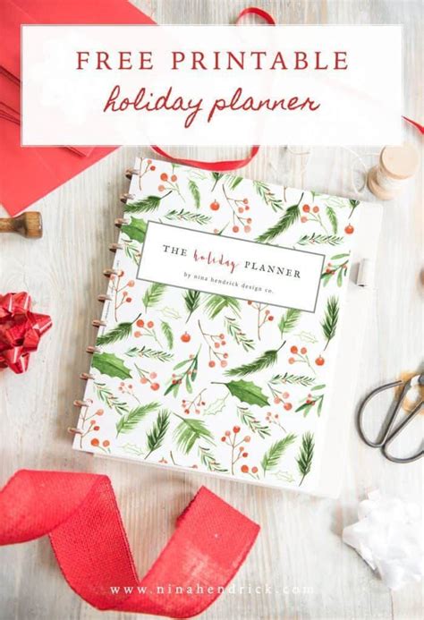 Free Printable Holiday Planner Get Organized For The Busy