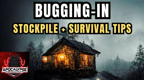 Bugging In Prepping Stockpile And Survival Tips Youtube