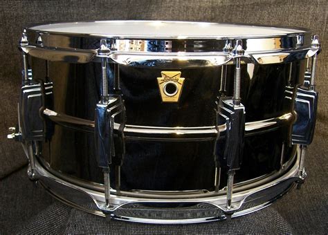 Ludwig Black Beauty 65x14 In Black Nickel Over Brass Snare Drum Lb417