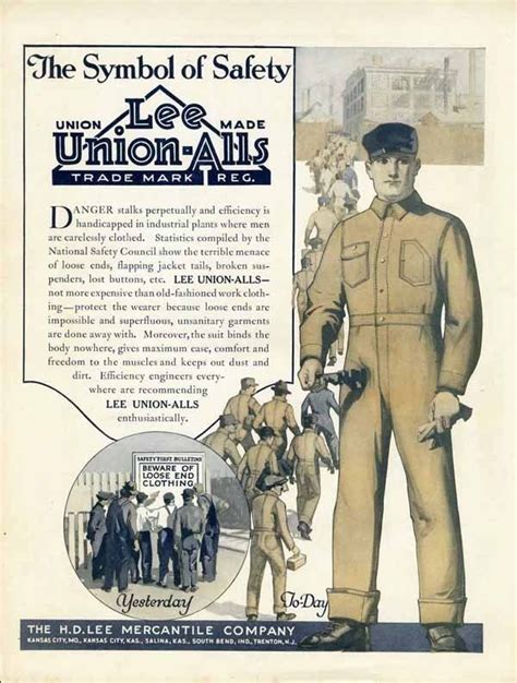 The Hd Lee Mercantile Company Ad 1920 Vintage Labels Vintage Ads