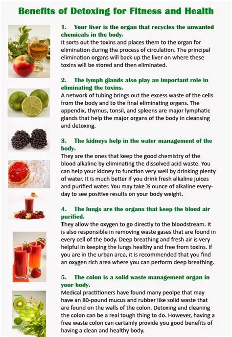 Benefits Of Detoxing For Fitness And Health Health Healthy Clean