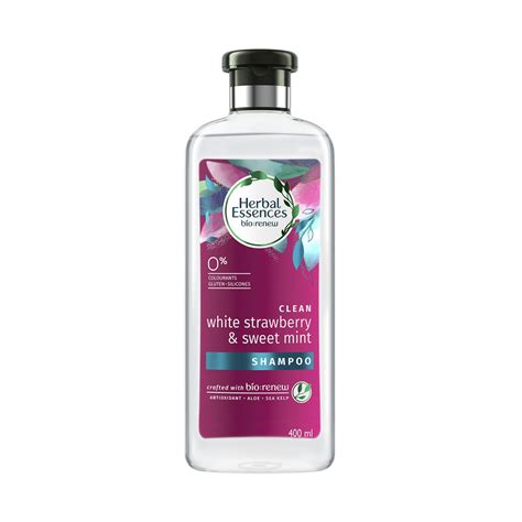 Herbal Essences White Strawberry And Sweet Mint Shampoo For Cleansing And Volume No Paraben No