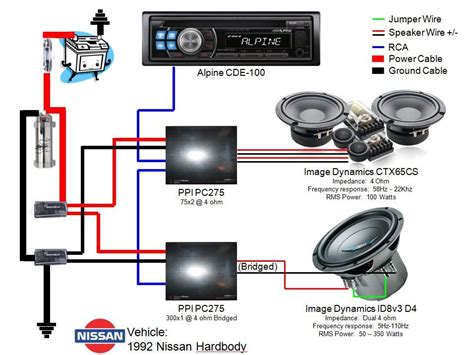 Car Stereo Wiring Diagram Head Unit Amp Eq Lc7i