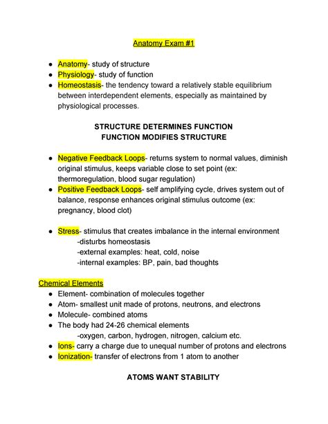 Anatomy And Physiology 1 Exam 1 Anatomy Diagram Source