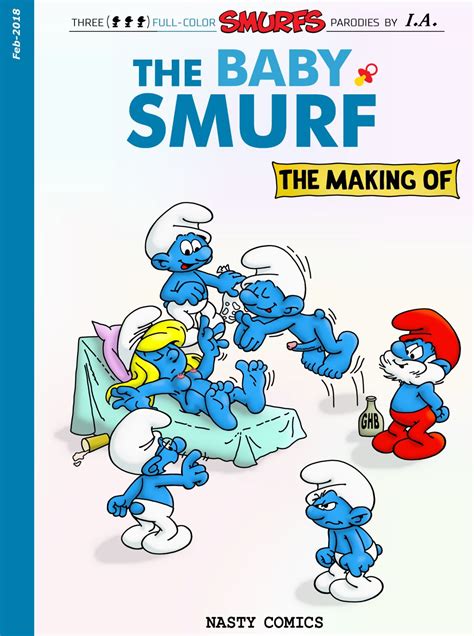 post 2532477 brainy grouchy ia artist jokey nasty comics papa smurf smurfette the smurfs