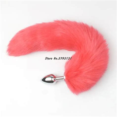 Sex Toys Soft Wild Anal Plug Metal Sex Tail Fox Tail Butt Plug Erotic Anus Toys For Adult Tail