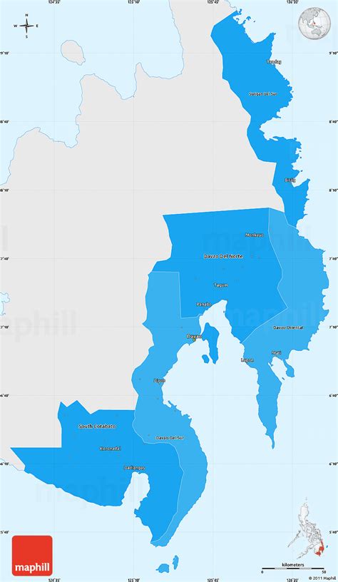Philippines Region 11 Map