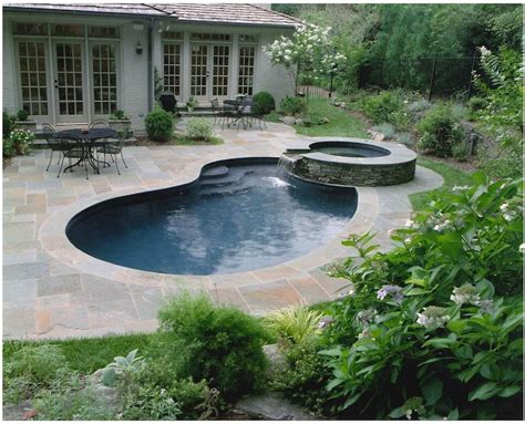 Small Inground Swimming Pools Inground Pool Designs Pools Backyard