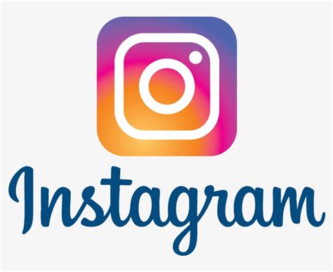 Instagram New Logo Multi Color Vector Logo Blue Text Instagram Logo