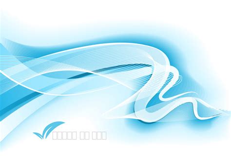 Light Blue Wavy Abstract Background Vector 07 Free Download