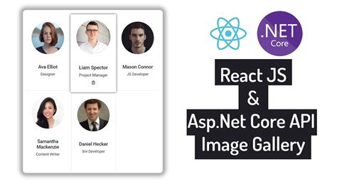 React JS Asp Net Core Web API Image Upload Retrieve Update And