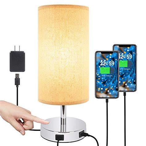 Shop for nightstand lamps for bedroom online at target. Dimmable Touch Control USB Table Lamp, Hong-in Bedside ...