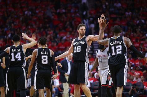 The spurs compete in the national basketball association (nba). Spurs rout Rockets 114-75 in Game 6, advance to Western ...