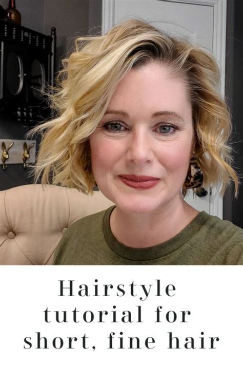 This Video Tutorial Will Show You How To Take Your Short Fine Hair From