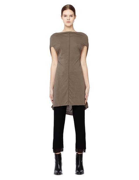 Rick Owens Lilies Draped Back Long Top Svmoscowcom