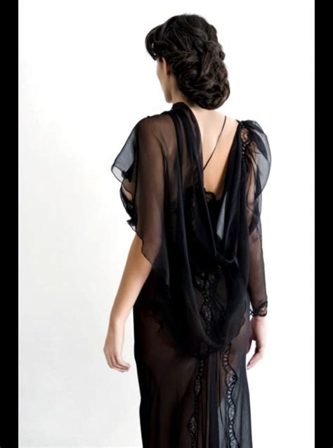 Liliana Casanova French Nightwear Designer Nightwear Sheer Silk