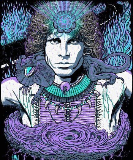 Jim Morrison The Doors Jim Morrison Music Art Psychedelic Art